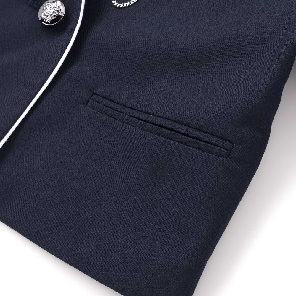 短丈ジャケット(140~160cm) ネイビー 140cm