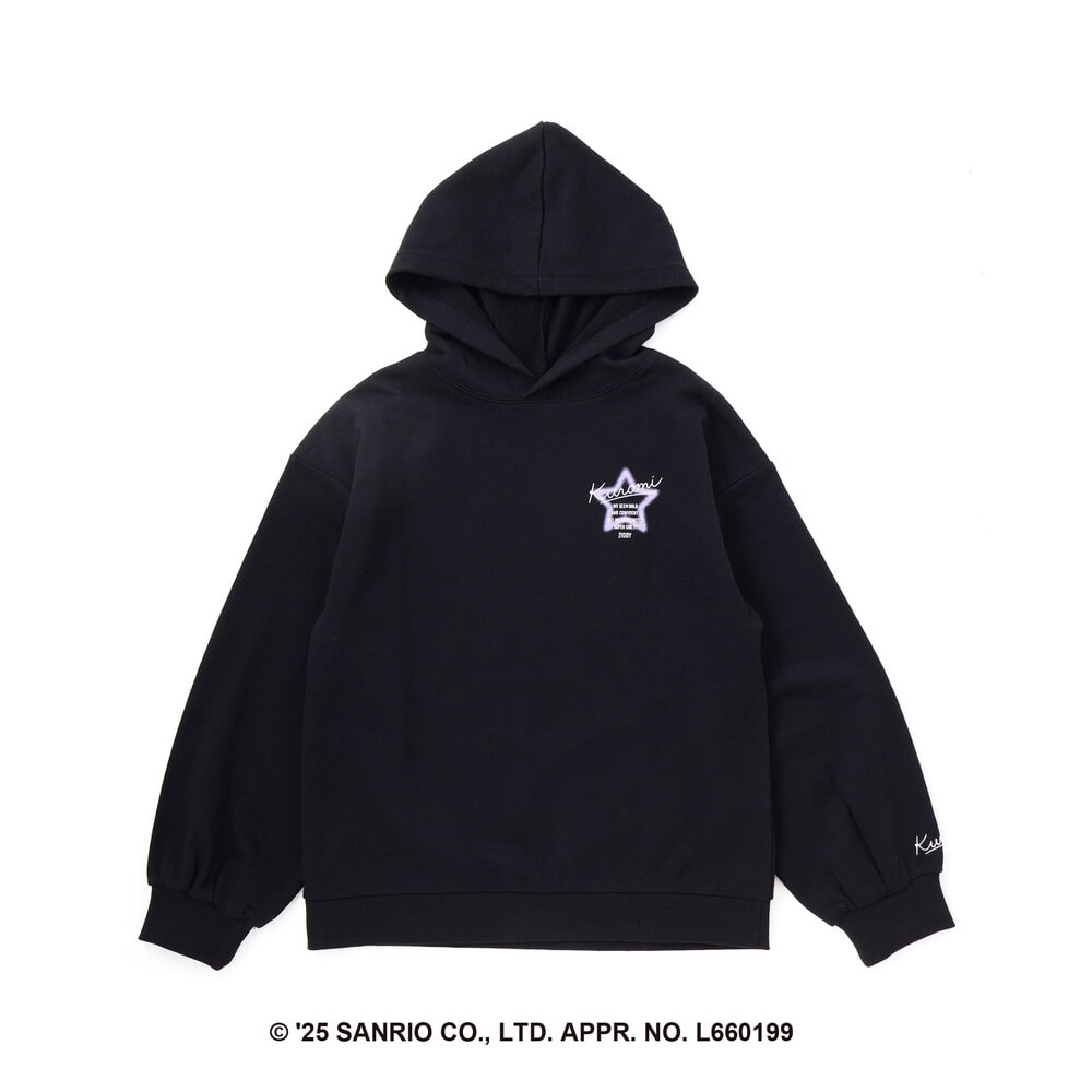 【クロミ】ロゴプリント刺しゅうフーディ(130~160cm) オフホワイト 130cm