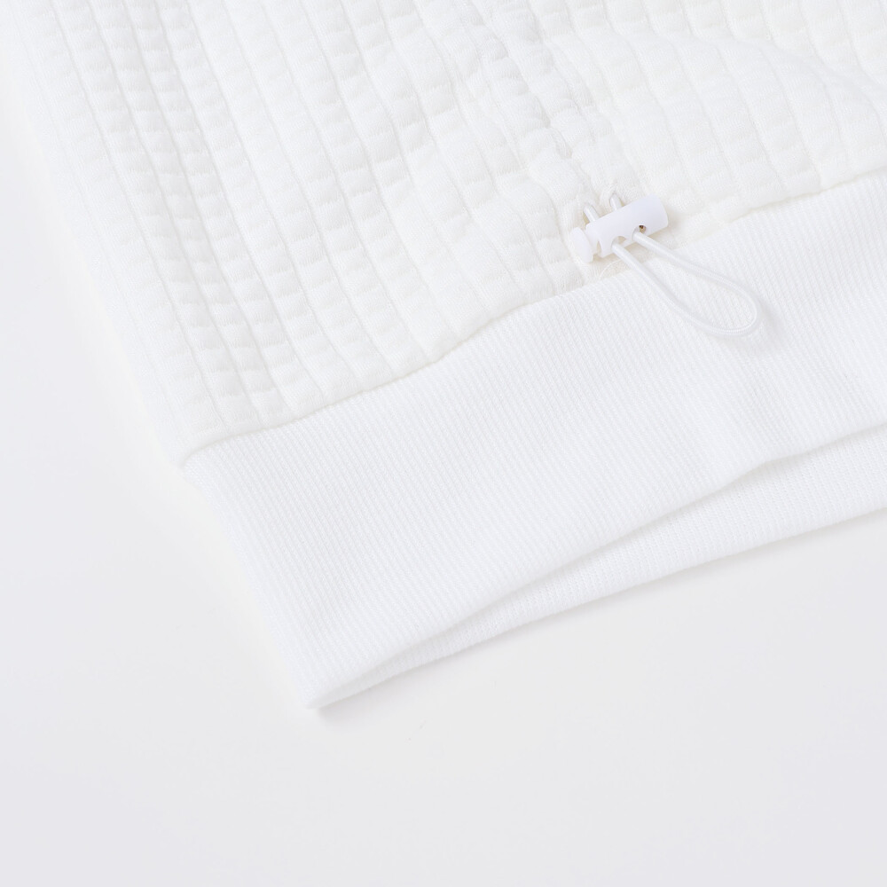 膨れジャガードトドロストトップス(130~160cm) ブラック 130cm