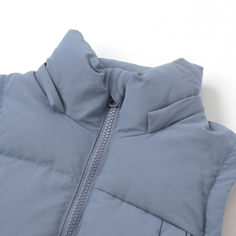 袖・フードタ取り外しダウンジャケット(110~160cm) ブルー 110cm