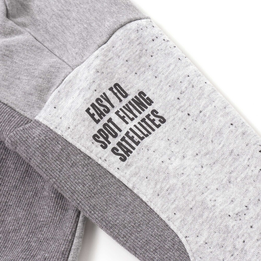 円形切り替えBIG裏毛トレーナー(100~160cm) グレー 110cm