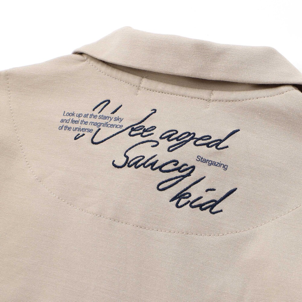 襟付き裏チェックトレーナー(110~160cm) ネイビー 110cm