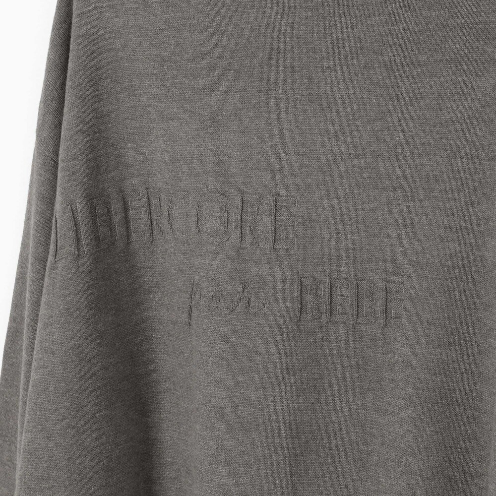 ロゴジャガードタートルネックロングセーター大人親子お揃い(145~175cm) ブラック M(145-160cm)