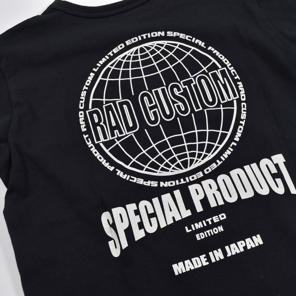 日本製 コットン Tシャツ(120cm~160cm) ブラック 120cm