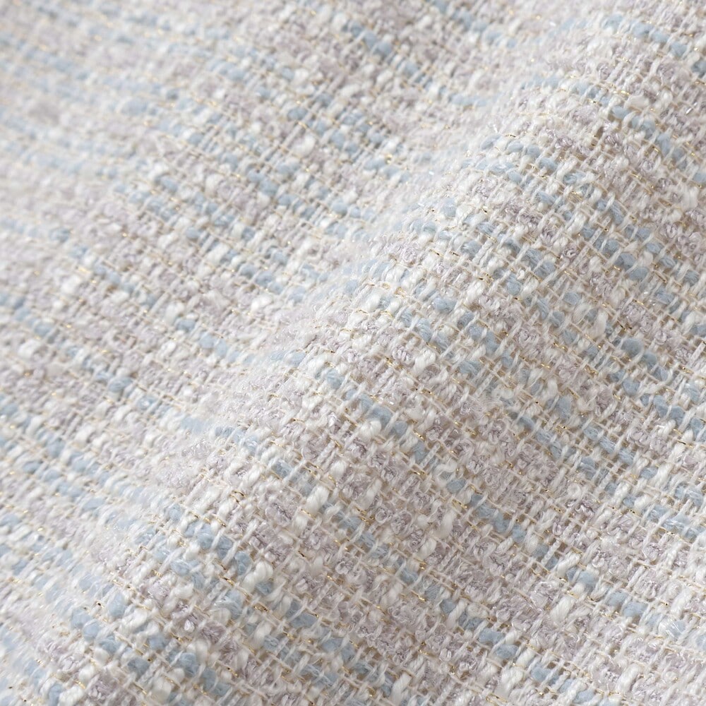 ラメ入りツイードジャケットスカートセットアップ(110~130cm) グレー系 110cm