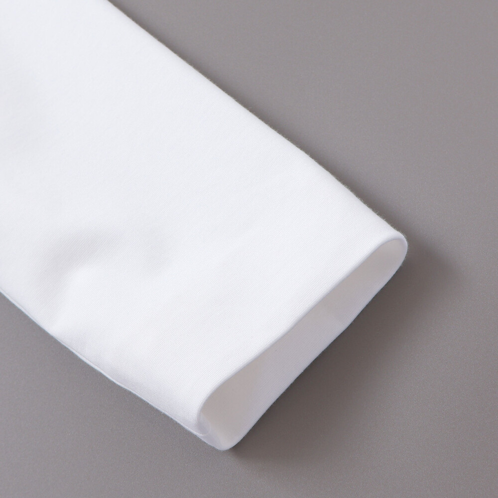 ストレッチポンチレース付きジャケット(110~130cm) ホワイト 110cm