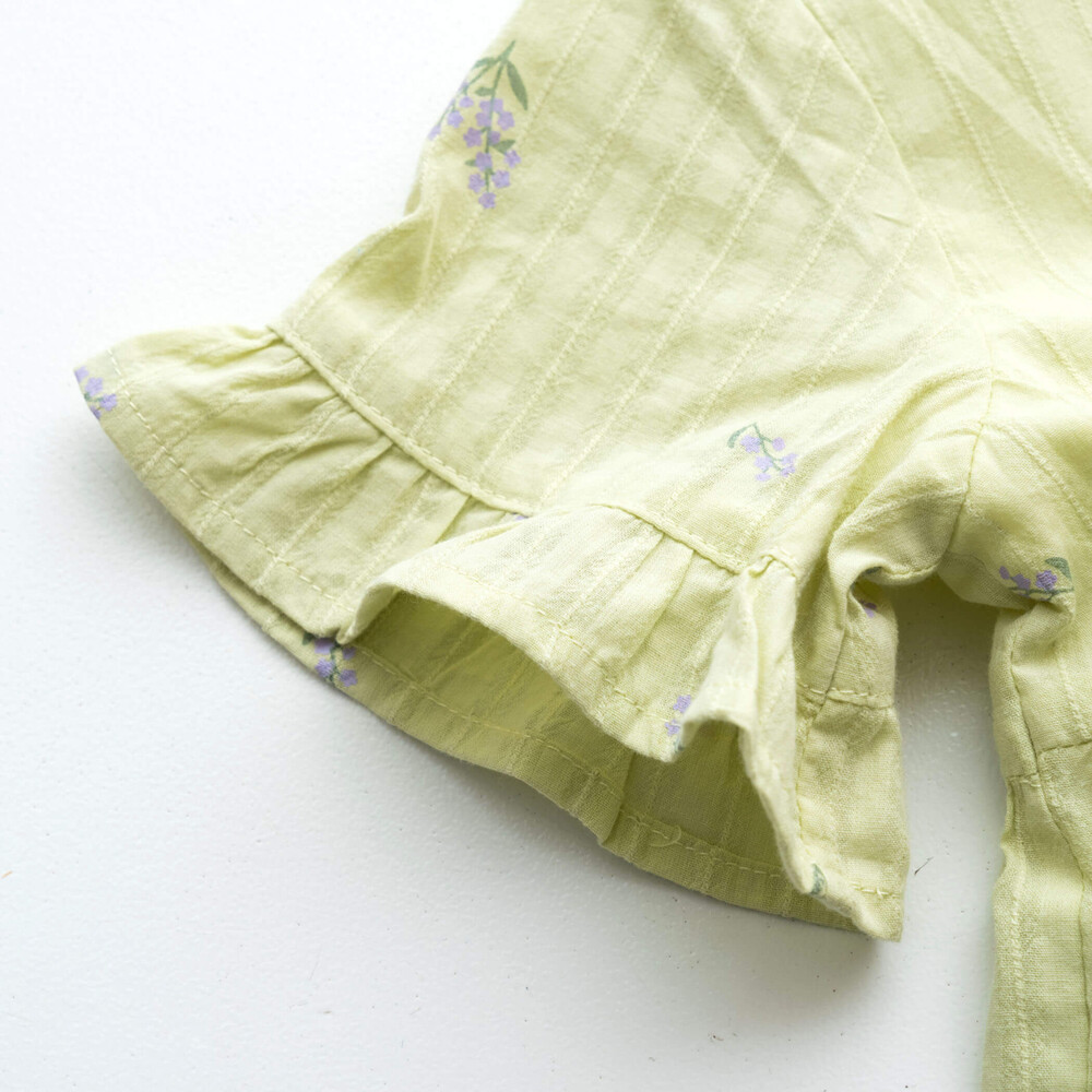 チューリップ ラベンダー ドビー ワンピース (90~130cm) ホワイト系 110cm