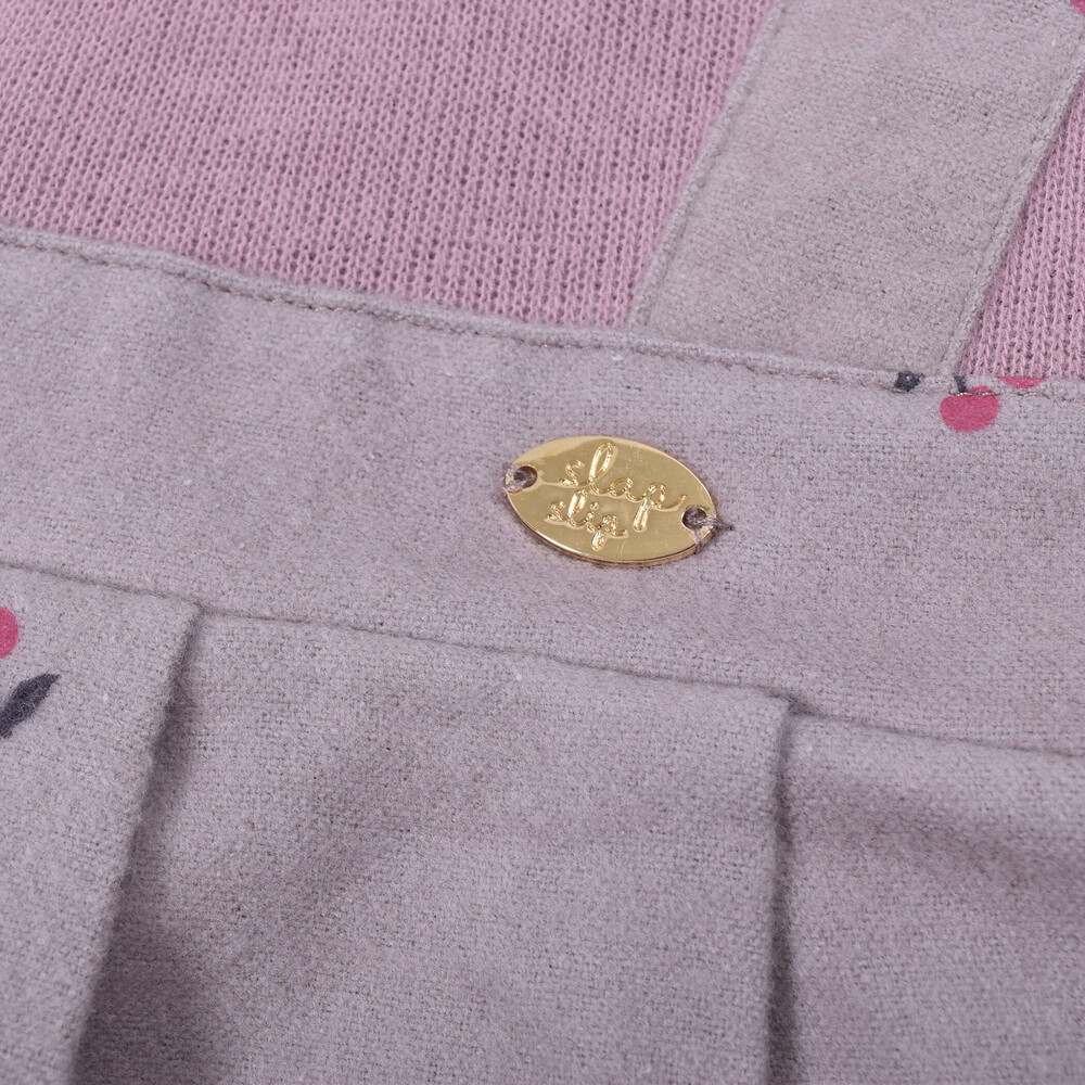 お揃い 】 チェリー プリント ドッキング ワンピース (80~130cm)(80cm ピンク): ワンピース-子供服べべの公式通販サイト 「BEBE  MALL」