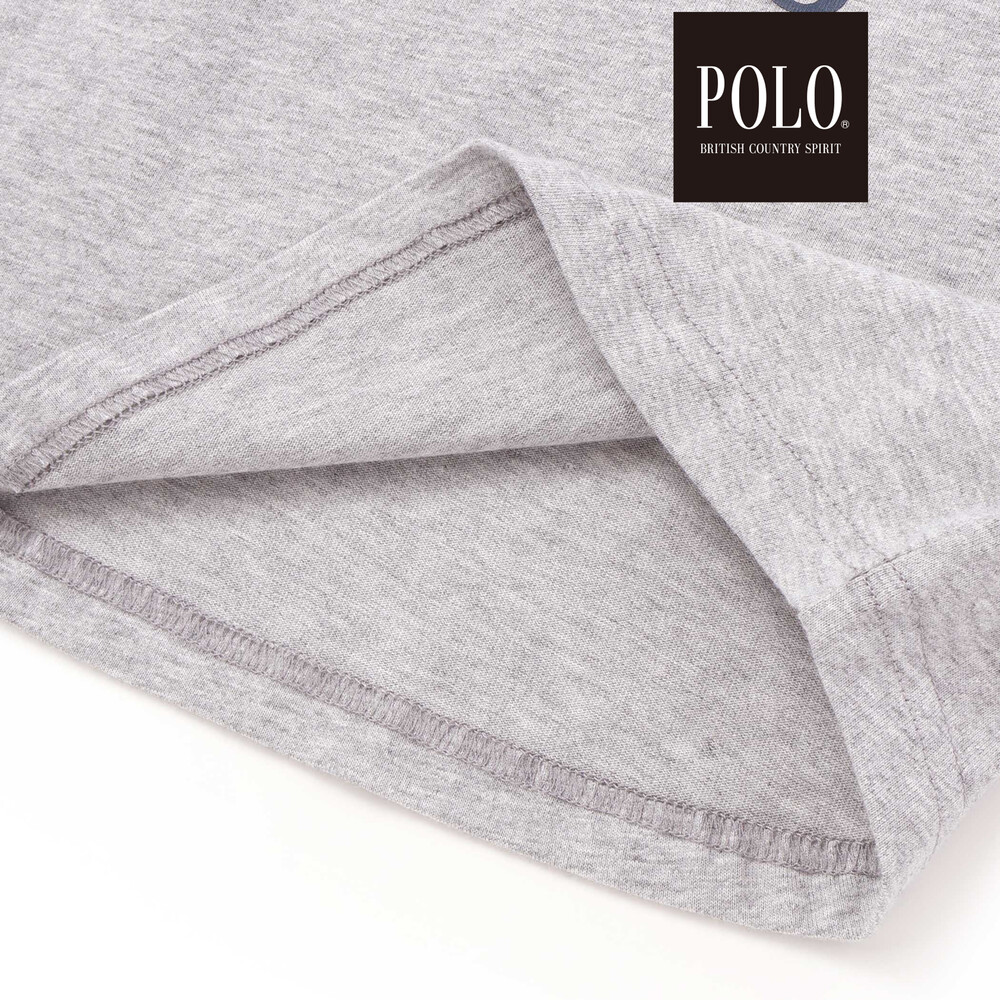 【POLO BCS(ポロ・ビーシーエス)×SLAP SLIP】長袖Tシャツ&ベストセット(80~130cm) ブラウン 80cm