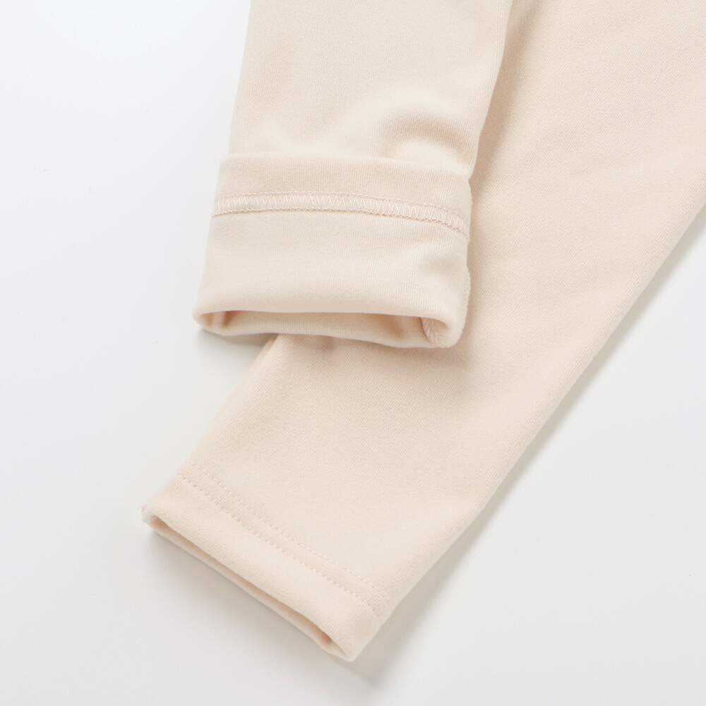 【お揃い】もこもこキラキラボアスカッツ(80~130cm) オフホワイト 80cm