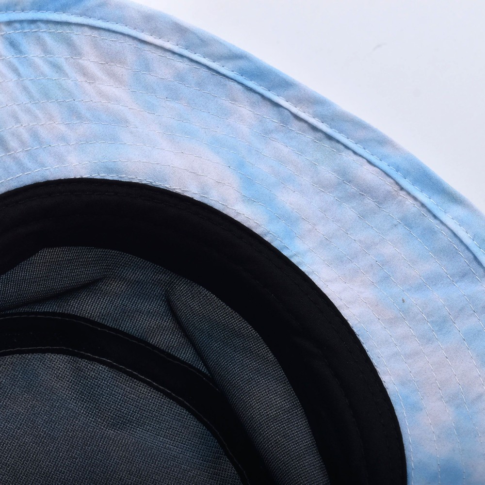 タイダイ柄 アウトドア ハット(50~54cm) ブルー M(54cm)