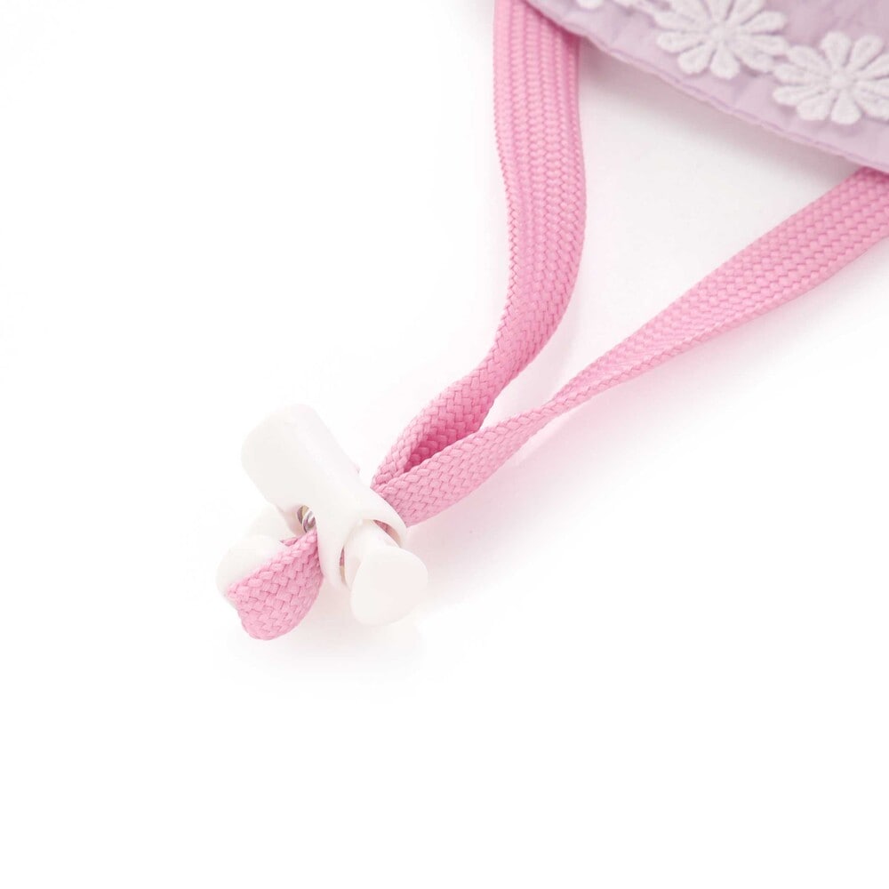 ウサギxネコ耳付きサファリハット(50~54cm) ピンク 52cm