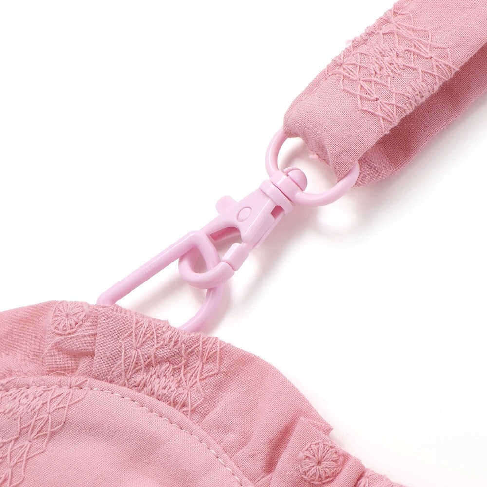 【SWIMMERxサンリオキャラクターズxSLAPSLIP】フリル付きハートリュック レッド系 ワンサイズ