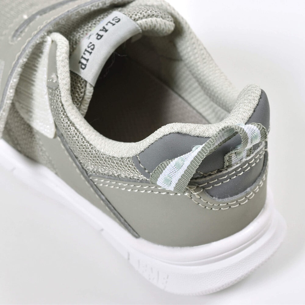 【 IFME × SLAP SLIP コラボアイテム 】 メッシュ ワンベルト スニーカー (15~19cm) ピンク 19cm