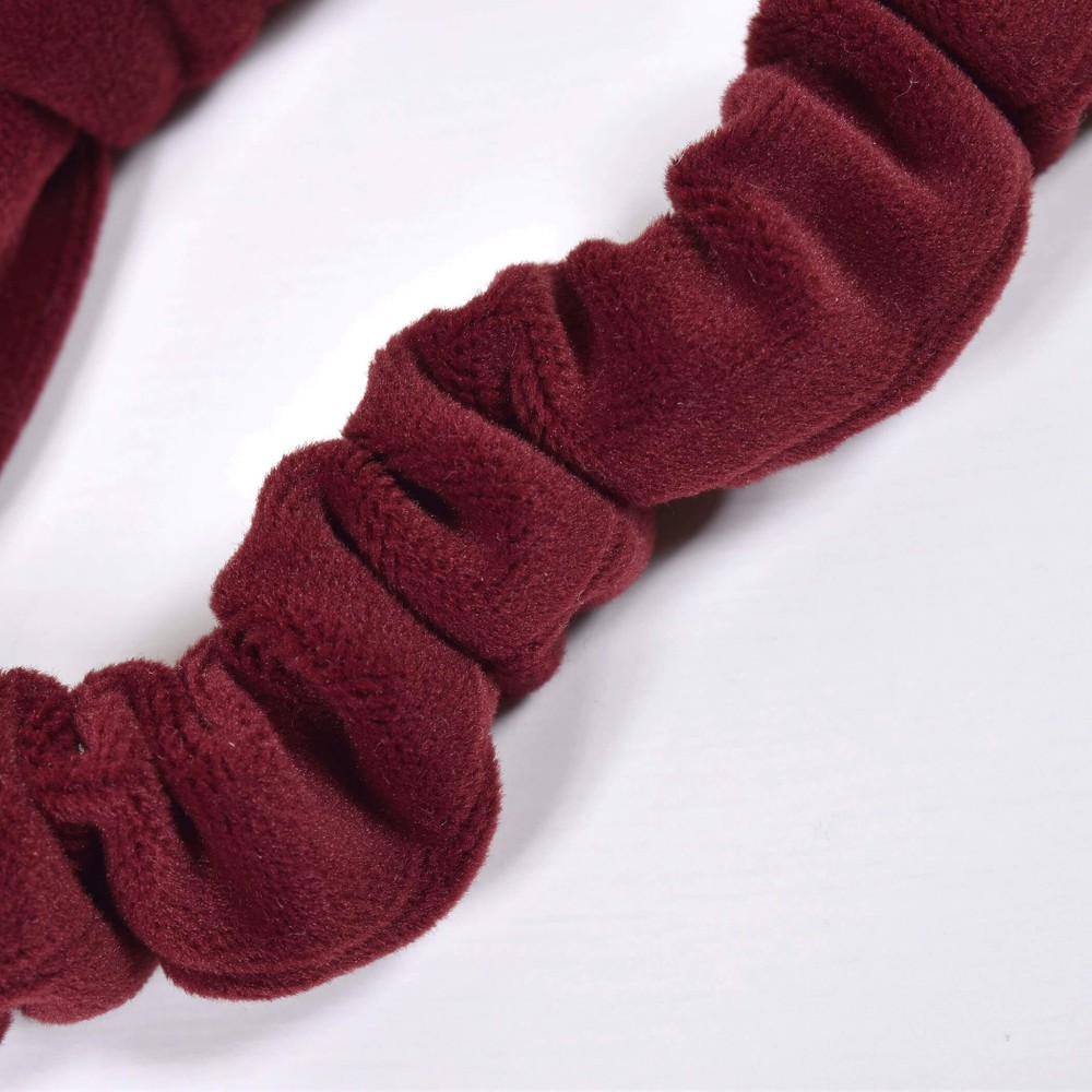 チャーム ベロアフリース リボン カチューム ベビー ネイビー ワンサイズ