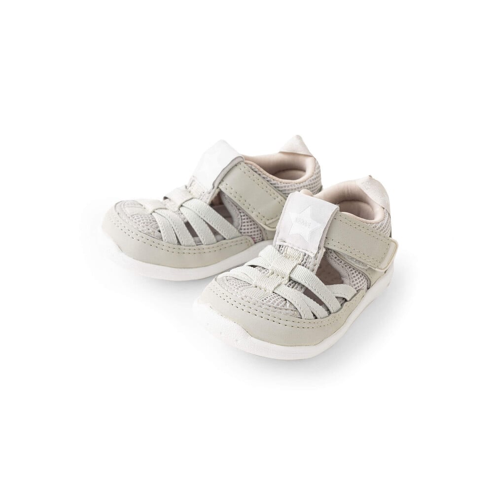 【 IFME 】【 お揃い 】 ワンポイント スター ウォーターシューズ ベビー (13~14cm) グレー 13cm