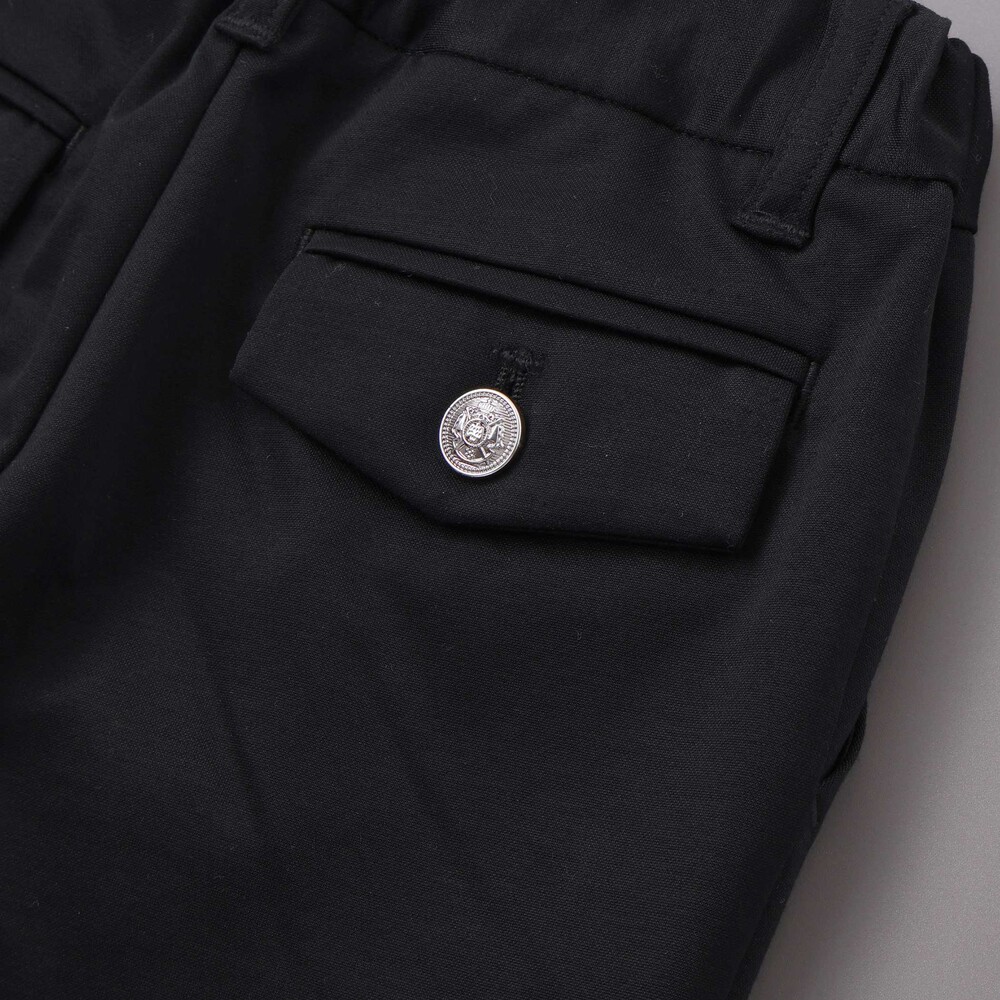 モクロディ裾ダブルハーフパンツ(110~130cm) ネイビー 110cm