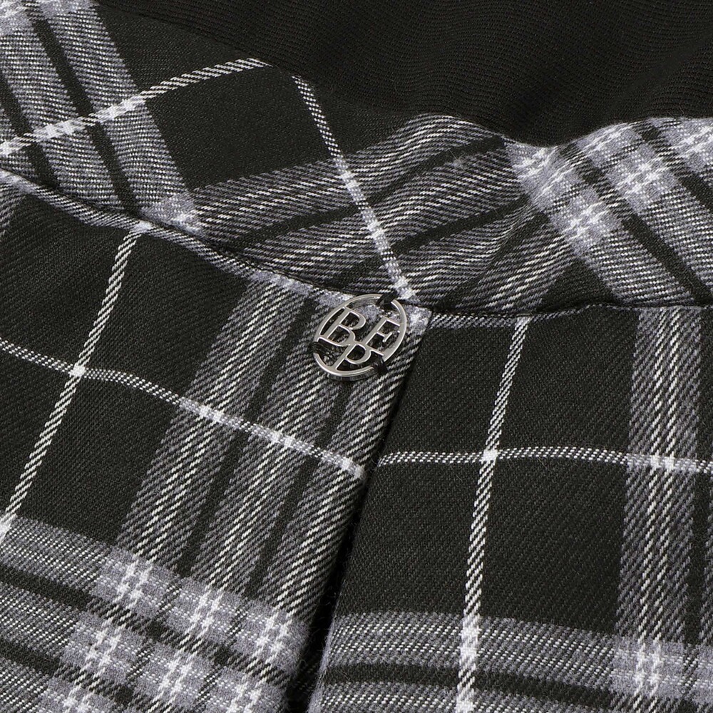 【限定商品】ポンチチェックドッキングワンピース(95~150cm) レッド系 95cm