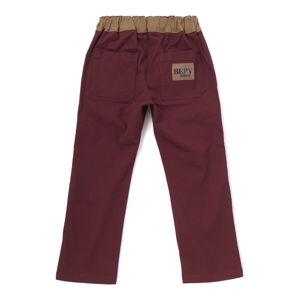 【限定商品】配色ツイルロングパンツ(95~150cm) グリーン系 95cm