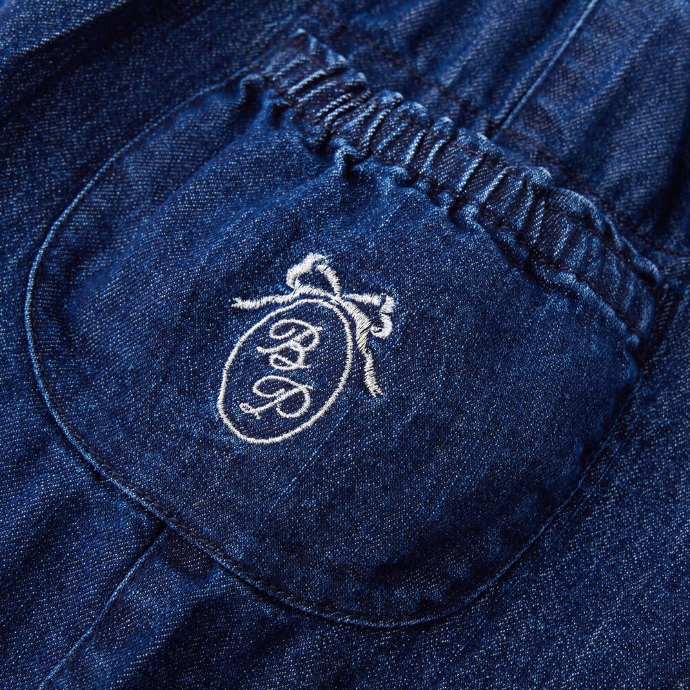 【限定商品】ストレッチデニムキュロットパンツ(95~160cm) 【LIMITED EDITION】 ブルー 95cm