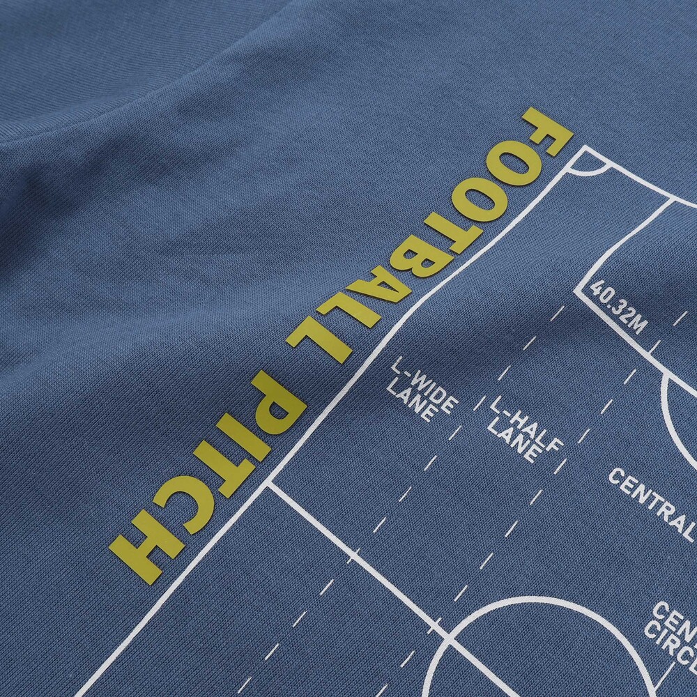 【限定商品】サッカーバックプリントロングTシャツ(95~160cm) ホワイト 95cm