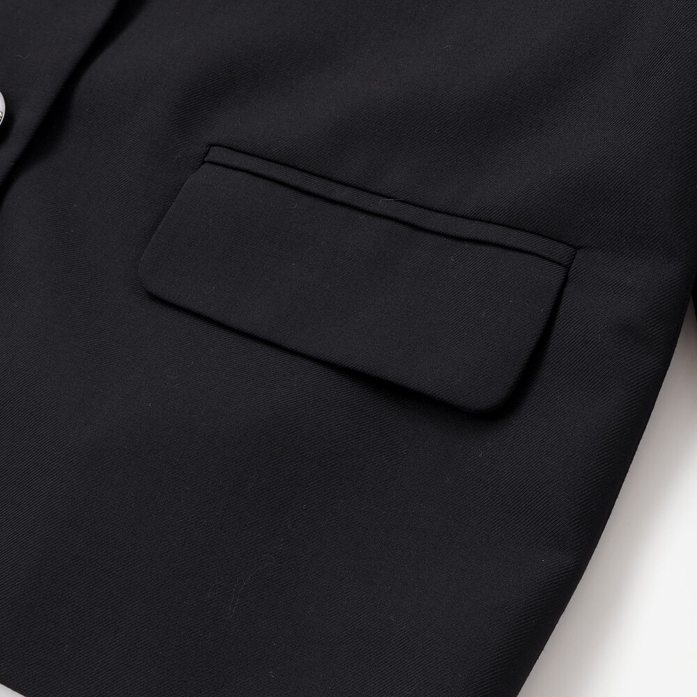 エンブレムジャケット(140~160cm) ブラック 140cm