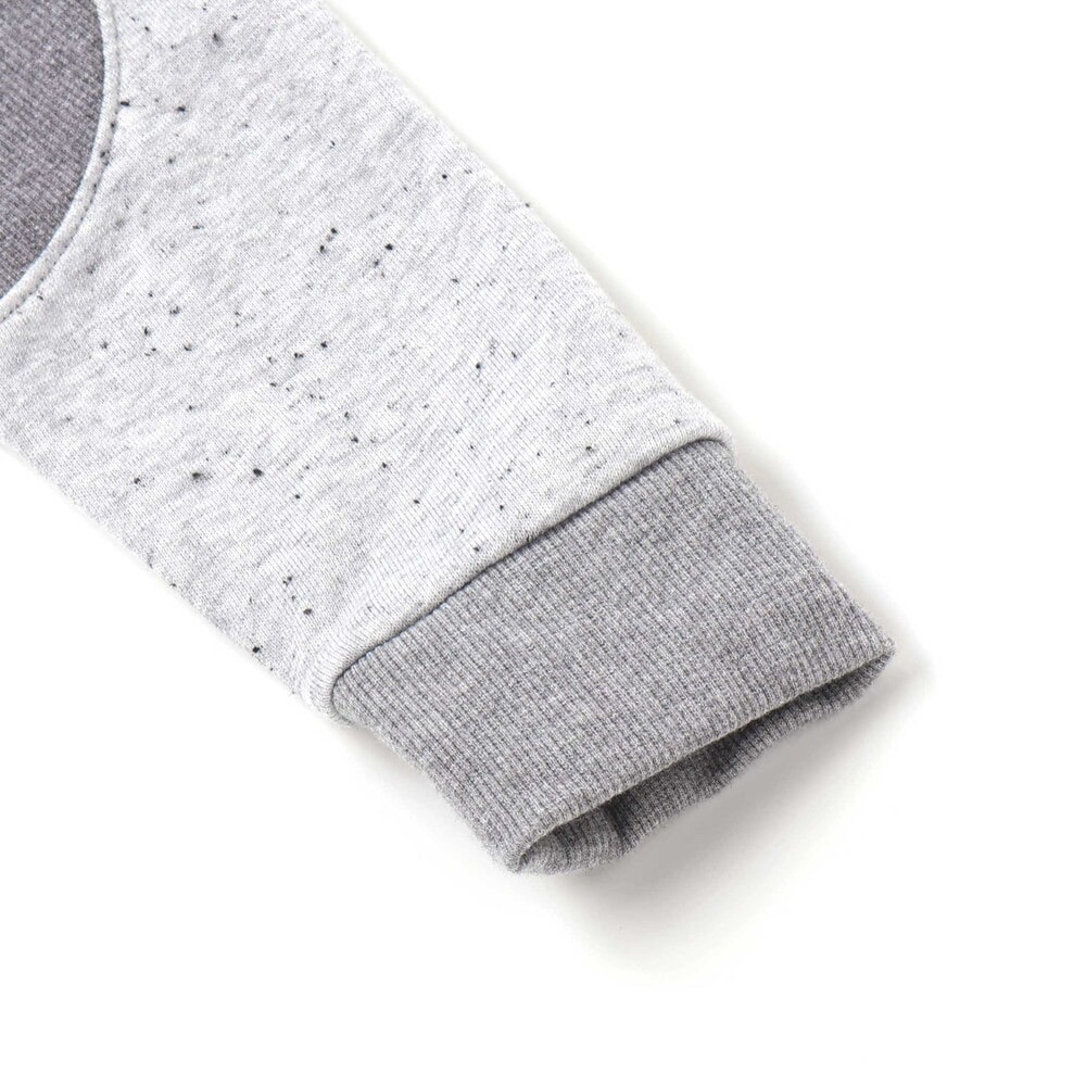 円形切り替えBIG裏毛トレーナー(100~160cm) グレー 110cm