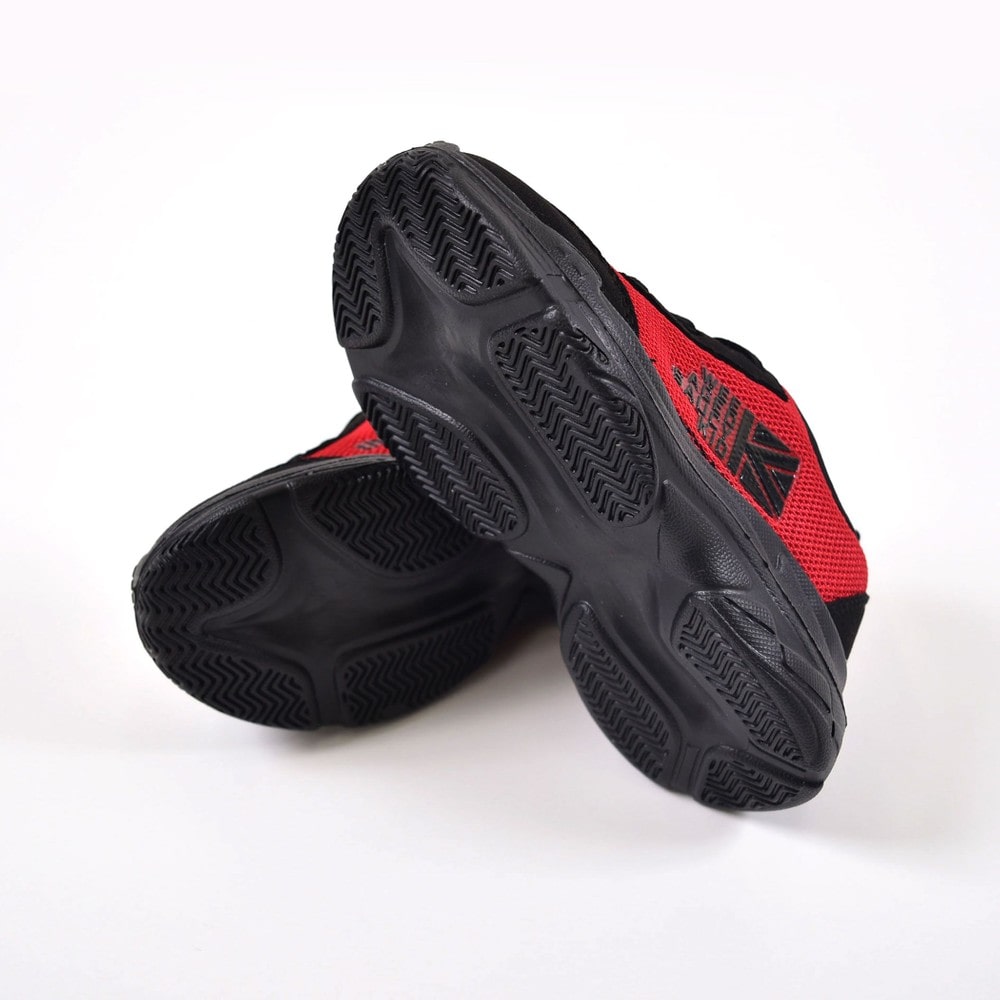 メッシュ ゴム紐 サイドロゴ スニーカー (18cm~20cm)(18cm