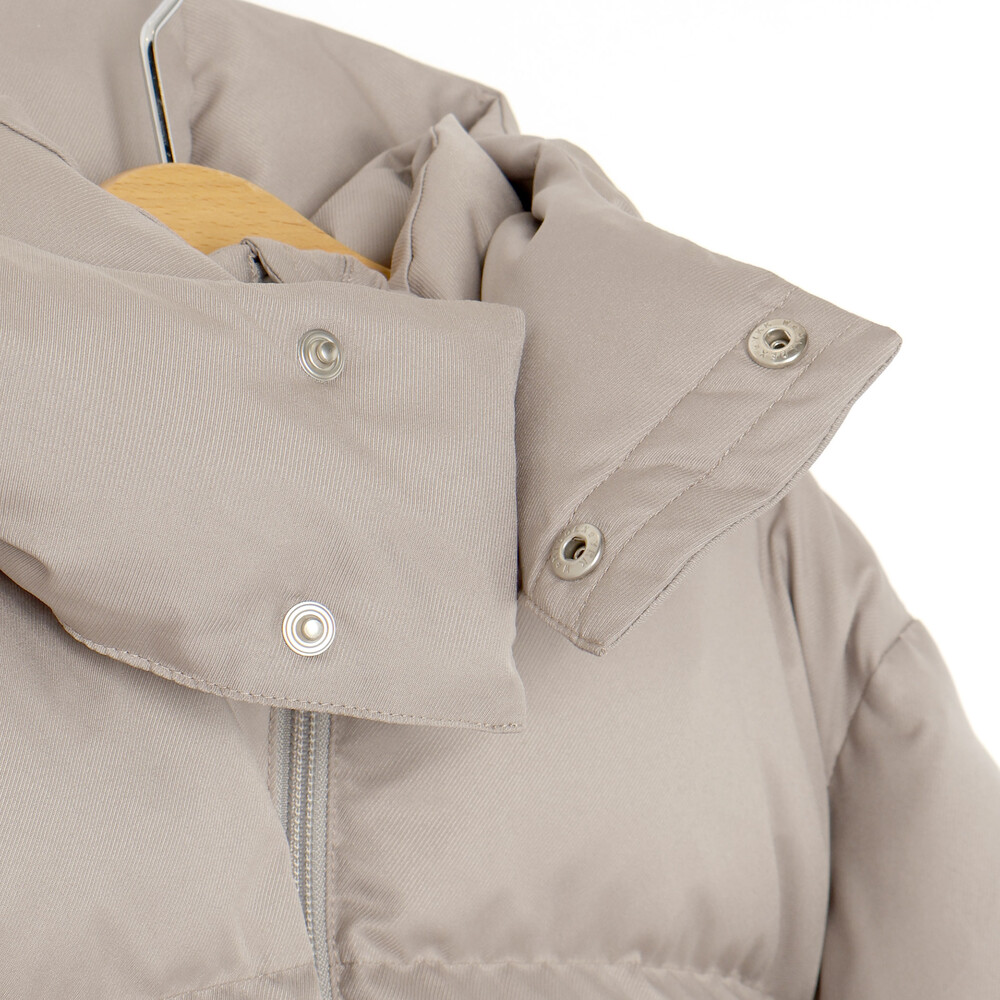 リモンタポリエステルツイルボリュームダウンジャケット親子お揃い(95~140cm) ブラック S(95-110cm)