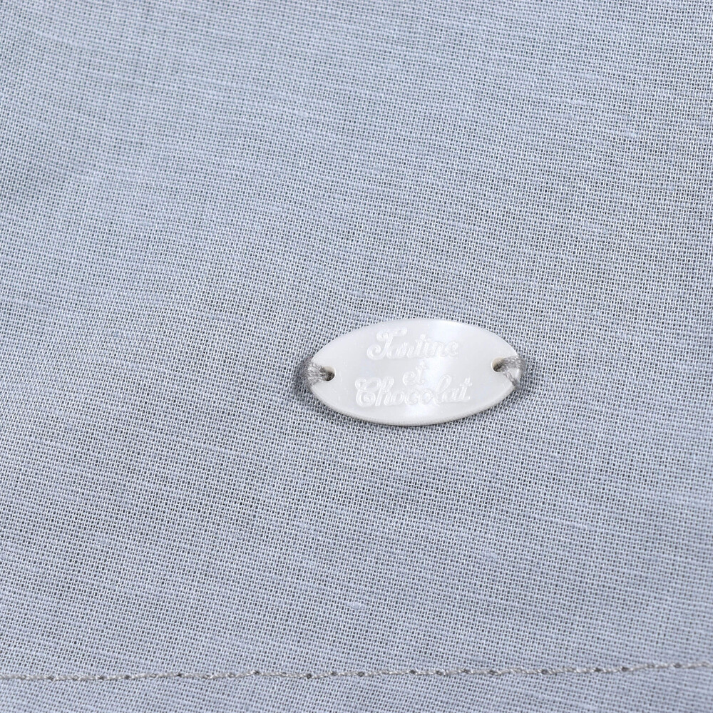 お揃い】綿麻スモッキングワンピース(100~130cm)(100cm ブルー