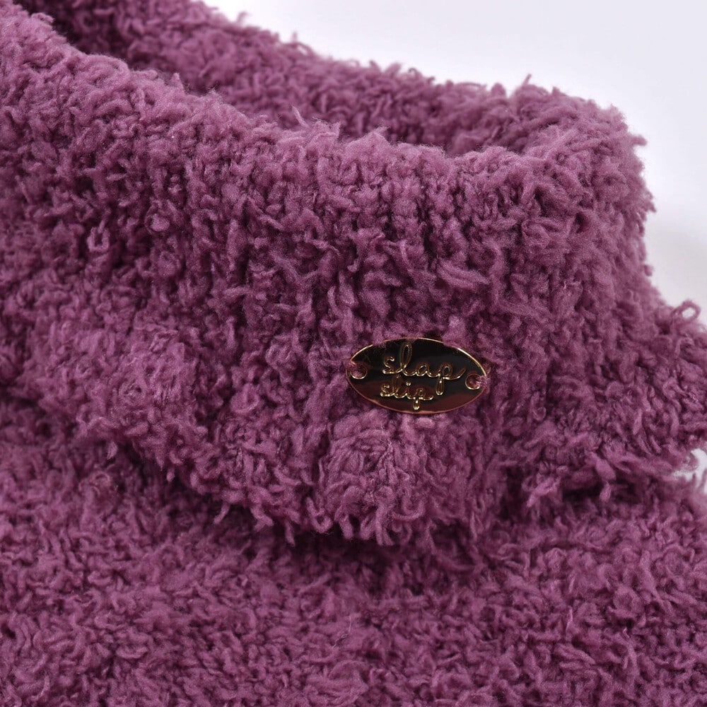 ケーブル編み ブークレ ニット ワンピース (SS~M) オフホワイト SS(75~95cm)