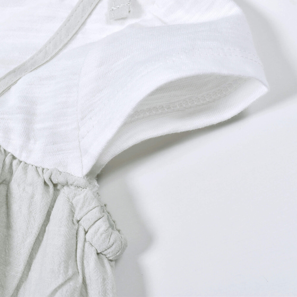 花 モチーフ チュール ドッキング キャミ ワンピース (80~130cm) ピンク 100cm