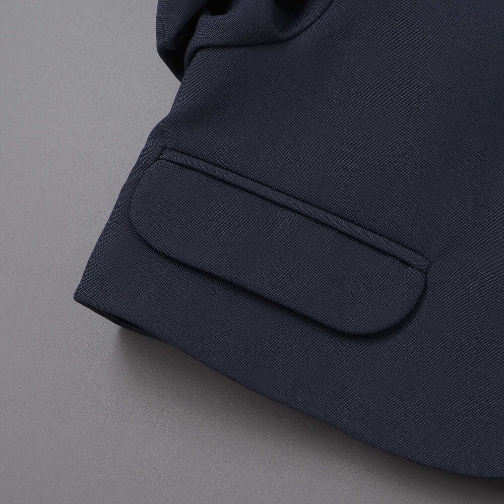 【POLO BCS(ポロ・ビーシーエス)×SLAP SLIPコラボ】袖切り替えジャケット+襟リボン付きチェックワンピース(110~130cm) ベージュ系 110cm