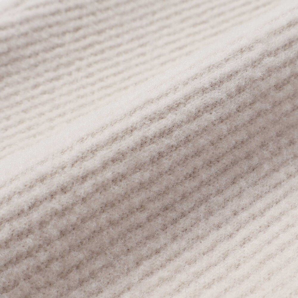 【お揃い】ハートいっぱい刺しゅうモチーフ切り替えチェックドッキングトレーナー(80~130cm) オフホワイト 80cm