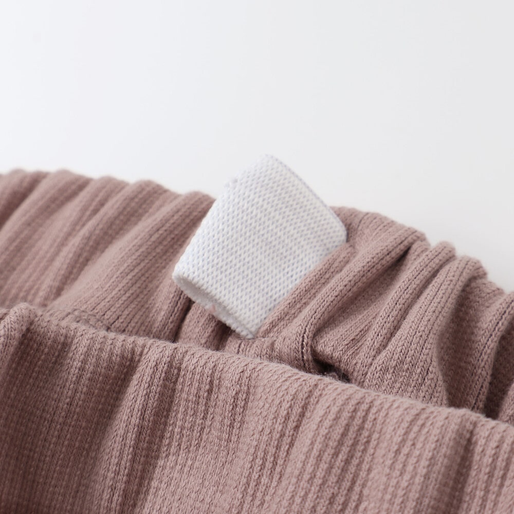 【お揃い】もこもこキラキラボアスカッツ(80~130cm) オフホワイト 80cm