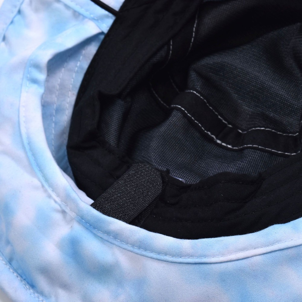 タイダイ柄 アウトドア ハット(50~54cm) ブルー M(54cm)