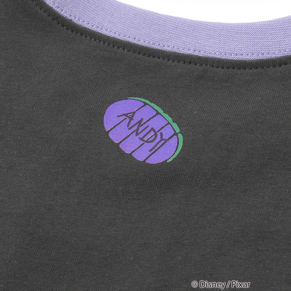 【トイ・ストーリー(Toy Story)コレクション】キャラクタープリントバイカラー半袖Tシャツ(80~130cm) ホワイト 80cm