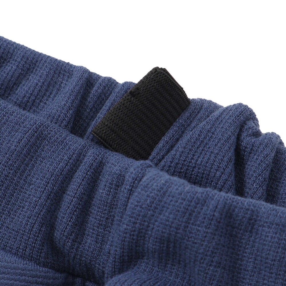 【抗菌・防臭】ミラノリブくるま刺しゅう9分丈ロングパンツ(90~130cm) グリーン SS(90-100cm)