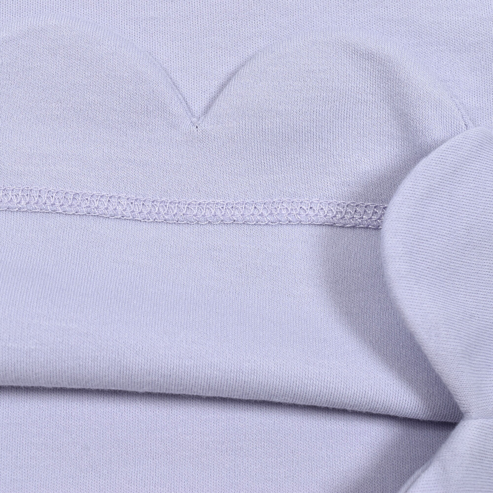 エッフェル塔プリントスカラップTシャツ(90~150cm)(90cm パープル