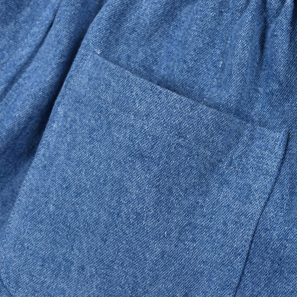 異素材 切り替え ワンピース (130~160cm) イエロー 130cm