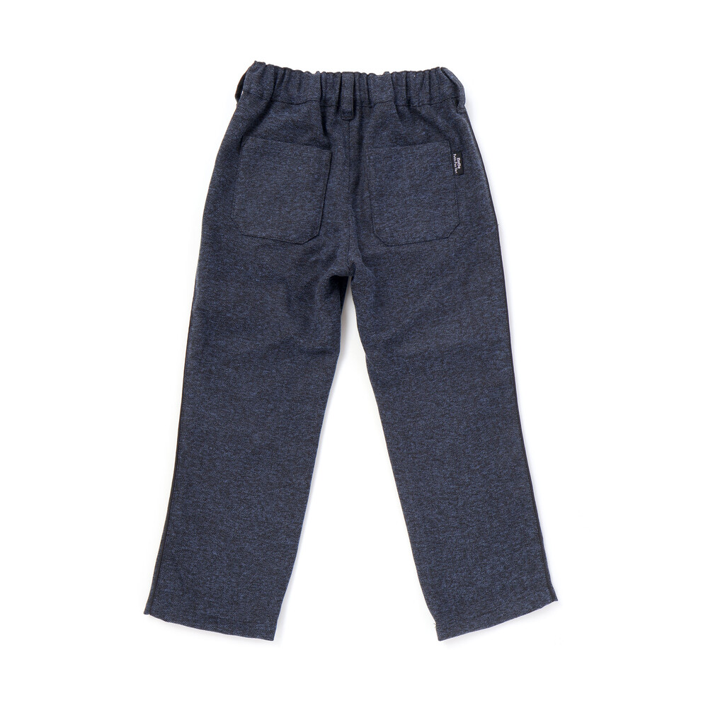 ヘリンボーンパイピングロングパンツ(95~160cm) グレー系 95cm