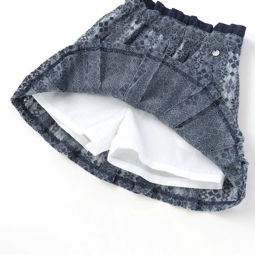 レースインナースカパン(100~150cm) ネイビー 100cm