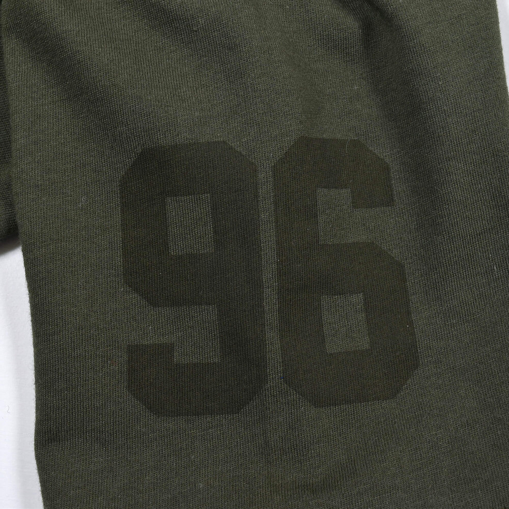 サガラ刺繍 ワッペン Tシャツ (100~160cm) グリーン 100cm