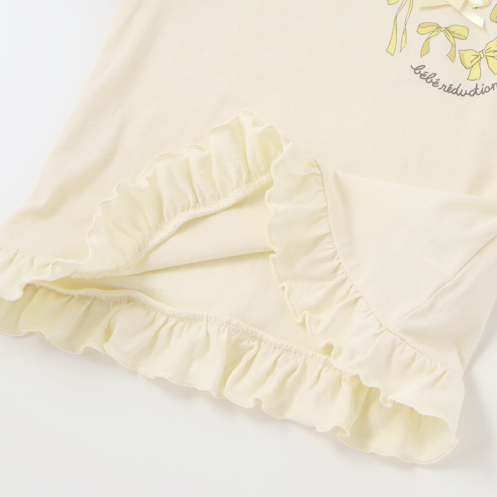 天竺半袖Tシャツ&花柄プリントブルマセット(70~90cm) ピンク系 S(70-80cm)