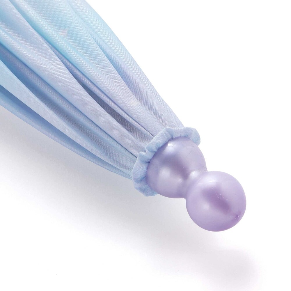 【お揃い】ハートキラキラプリント総柄傘(45~50cm) ブルー系 S(45cm)