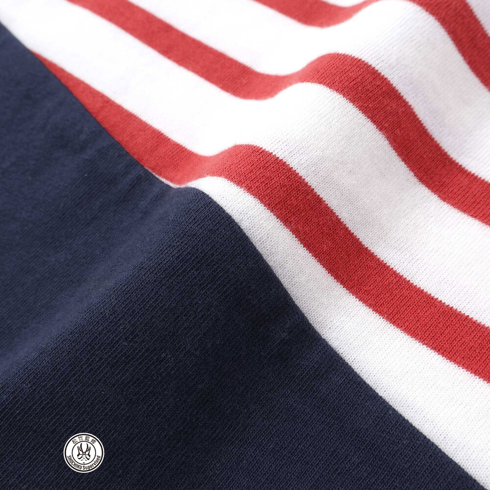 【歌舞伎コラボ】ネコ歌舞伎切り替え7分丈天竺Tシャツ(80~130cm) グリーン 80cm