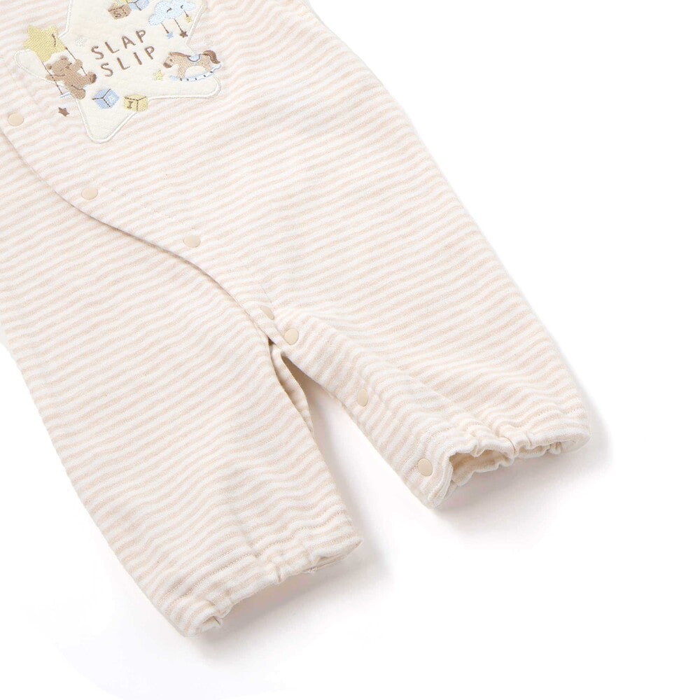 アニマルクマウサギ恐竜お星さまパッチ2WAYオールベビー(50~70cm) ピンク ワンサイズ(50-70cm)