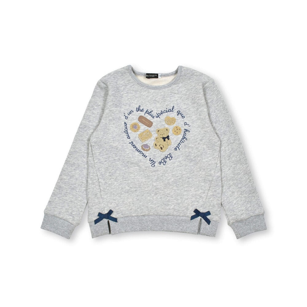 ベア裏毛クッキープリントトレーナー(80~150cm) ピンク 80cm