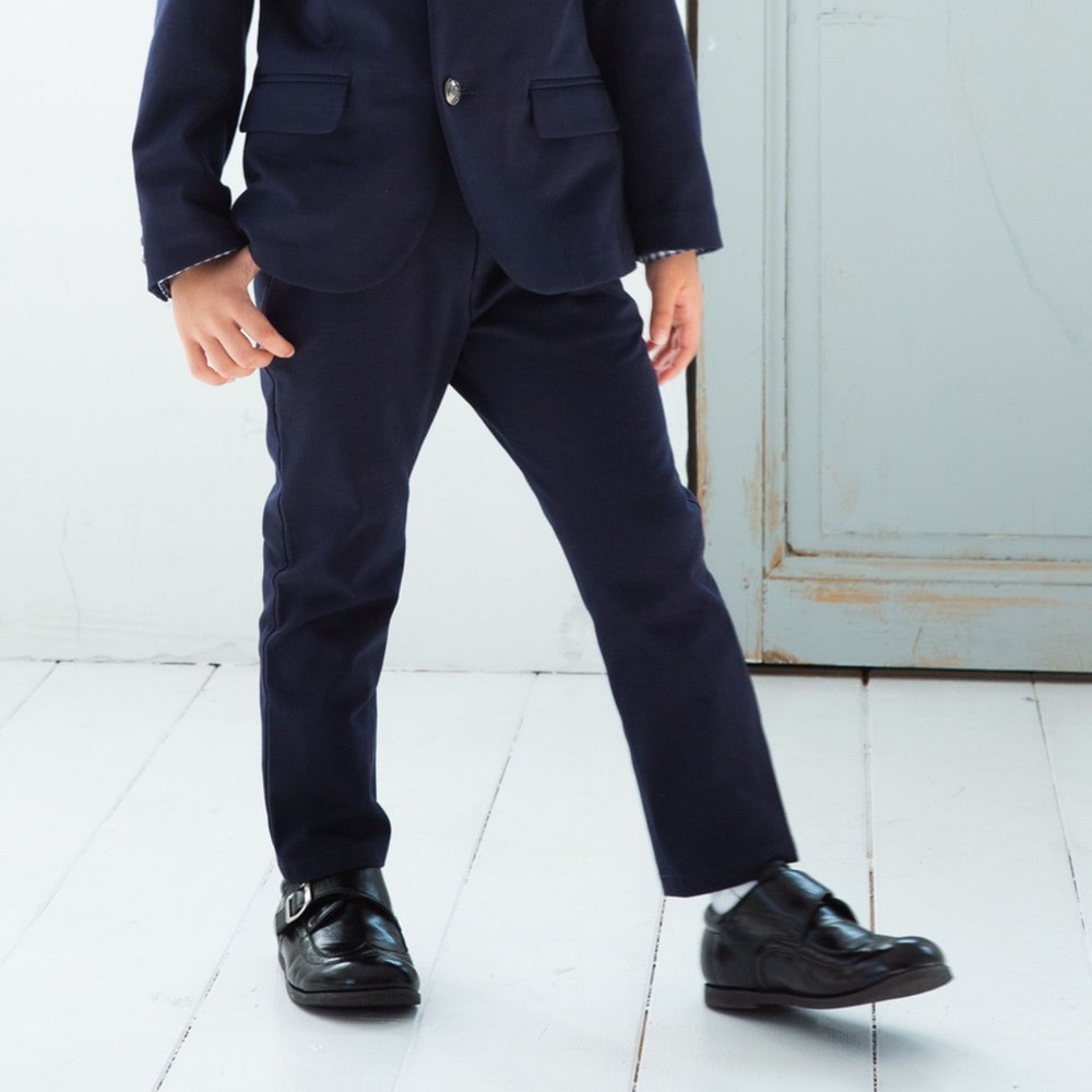 クールマックス モクロディー ロング パンツ (110cm~130cm) ネイビー 130cm