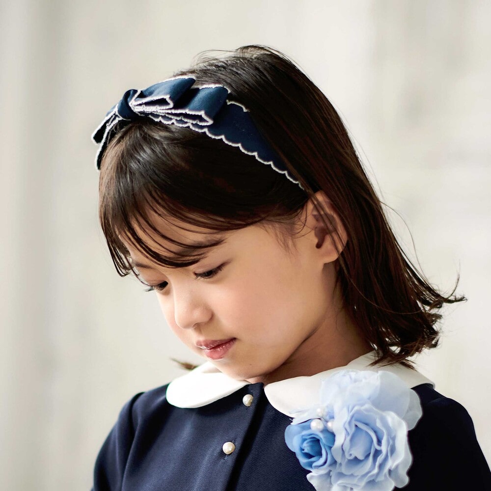 スカラップリボンカチューシャ